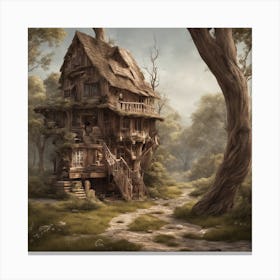 Fairytale House Canvas Print