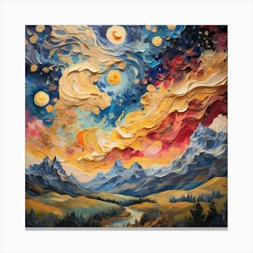 Starry Sky 5 Canvas Print