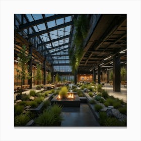 Atrium 3 Canvas Print