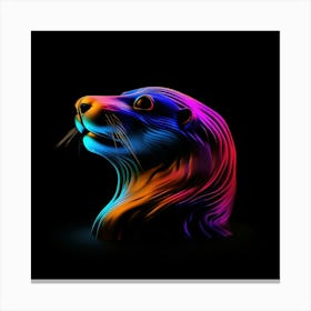 Otters 2 Canvas Print