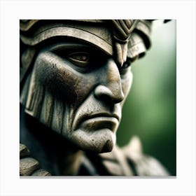 Portrait Of A Warrior Canvas Print