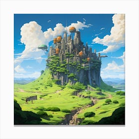 Castle In The Sky Canvas Print