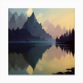 Mountain Landscape Canvas Print