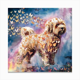 Butterfly Dog 1 Canvas Print