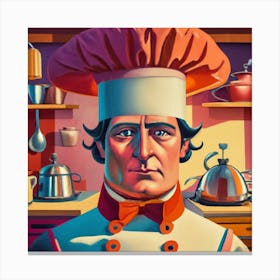 A Boney Chef Canvas Print