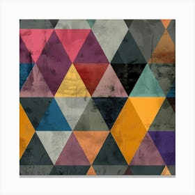 Abstract Triangles 2 Canvas Print