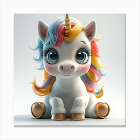 Unicorn Baby 8 Canvas Print