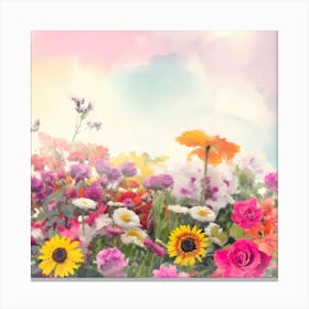 Beauty In Flowers Canvas Print