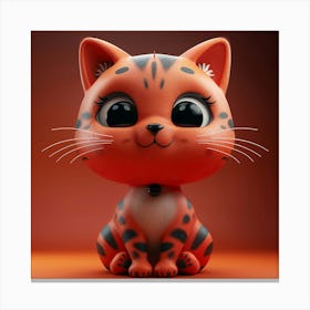 Tiger Cat Canvas Print