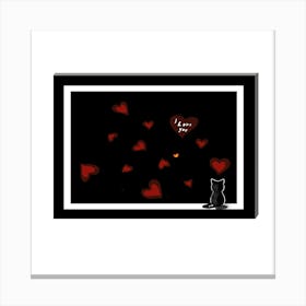 I Love You Canvas Print