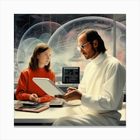 Steve Jobs 98 Canvas Print