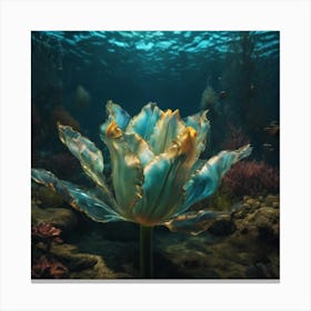 Underwater Tulip Canvas Print