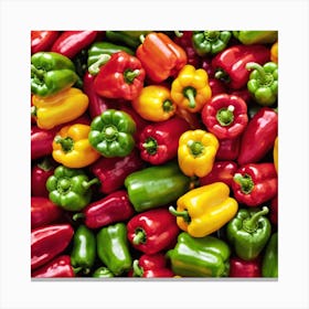Colorful Peppers 46 Canvas Print