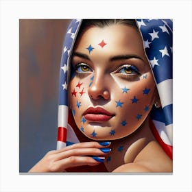 American Girl 3 Canvas Print