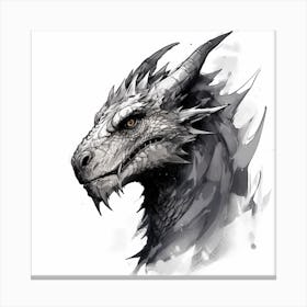 Dragon Head Canvas Print