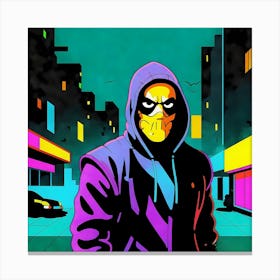 Hooded Man 1 Canvas Print