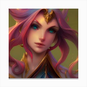 League Of Legends Character Canvas Print