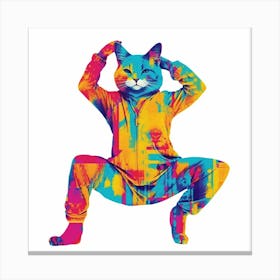 Cat Onesie Canvas Print