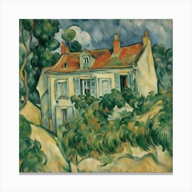 House In The Woods Canvas Print