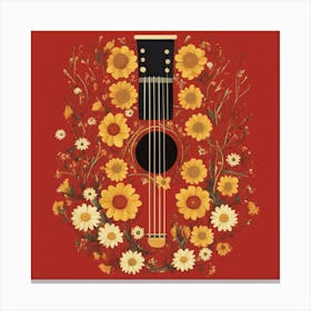 Acoustic Guitar Canvas Print