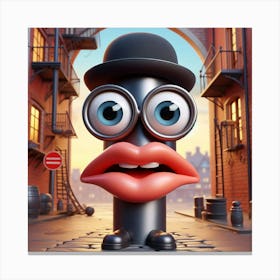 Pipe With A Mouth Canvas Print