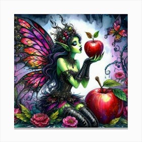 Wicked Apple Canvas Print