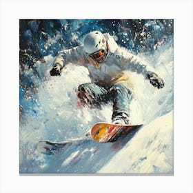 Snowboarder Art 6 Canvas Print