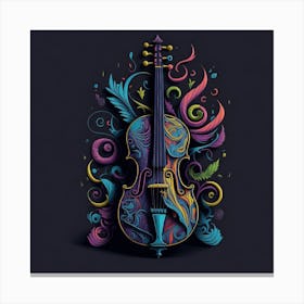 Violin Art Canvas Print