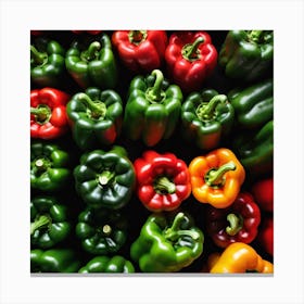 Colorful Peppers 39 Canvas Print