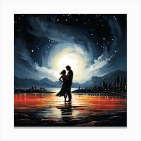 Moonlight Kiss Canvas Print