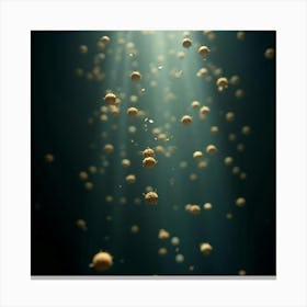 Bubbles In The Water Canvas Print