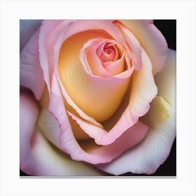 Pink Rose 1 Canvas Print