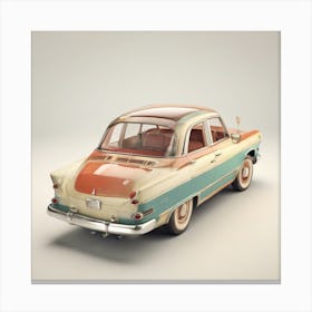 Car Retro Canvas Print