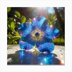 Blue Flower Canvas Print