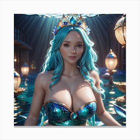 Mermaid 1 Canvas Print