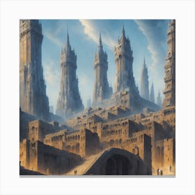Fantasy City Canvas Print