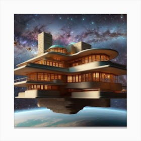 Spacey Mansion Canvas Print