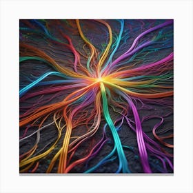 Colorful Brain 38 Canvas Print