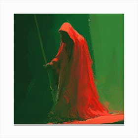 Red Cloak Canvas Print