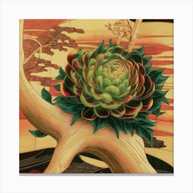 Arthur'S Flower Canvas Print