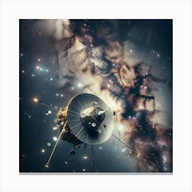 Spacecraft In Space 1 Canvas Print