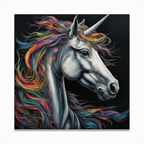 Rainbow Unicorn Canvas Print