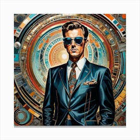 Man In A Suit 4 Canvas Print