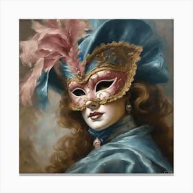 Wall art Venice Mask Canvas Print