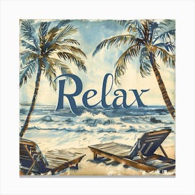 Relax Canvas Print