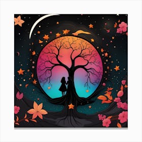 Tree Of Love Canvas Print