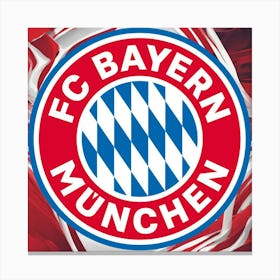 FC Bayern München Logo Wall Art 38 Canvas Print