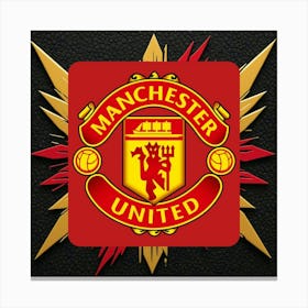 Manchester United F.C. Logo Wall Art 17 Canvas Print