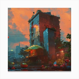 Cityscape 1 Canvas Print