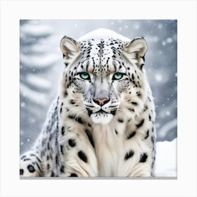 Snow Leopard Canvas Print